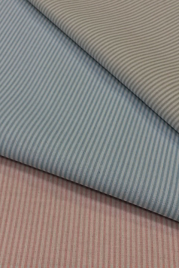 Baumwollstoff BABY STRIPE grau