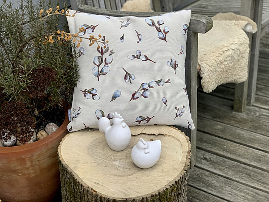 Gobelin-Kissenbezug DIE SALWEIDE