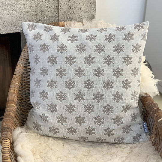 Luxuriöser Dekobezug FLAKES BEIGE B