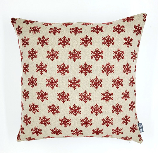 Luxuriöser Dekobezug FLAKES RED B