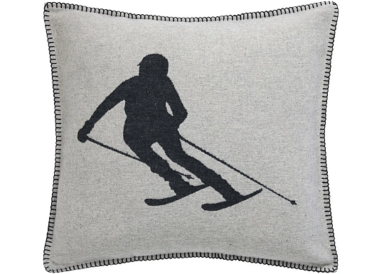 Dekorative Abdeckung DF LUCA SKIER GRAU