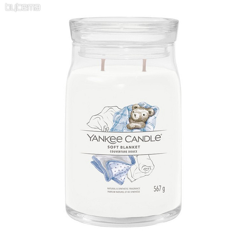 Kerze YANKEE CANDLE Duft SOFT BLANKET Glas groß 2 DOCHTE