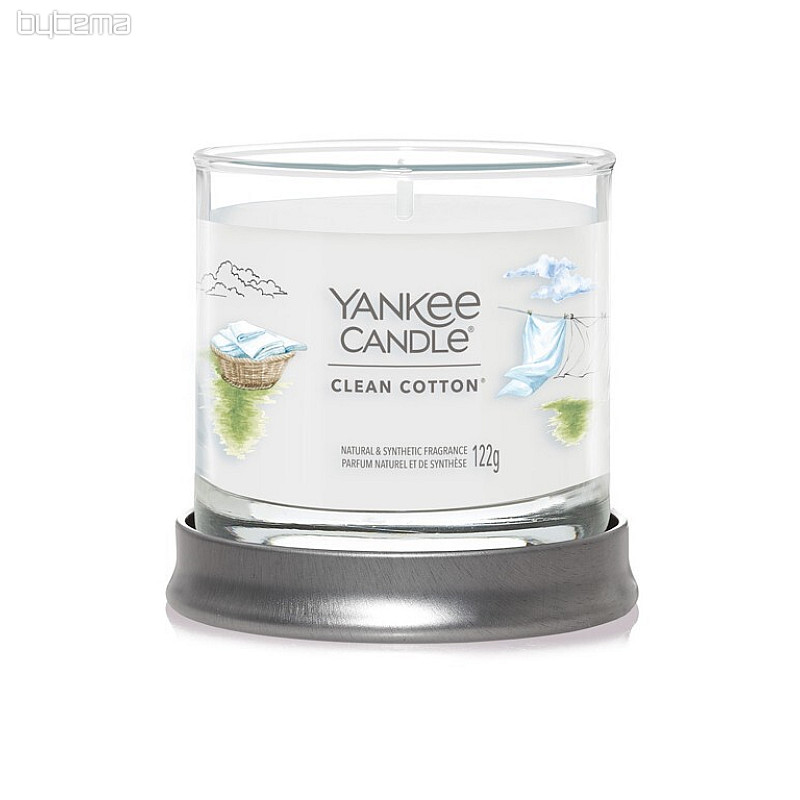 Duftkerze YANKEE CANDLE CLEAN COTTON TUMBER SMALL