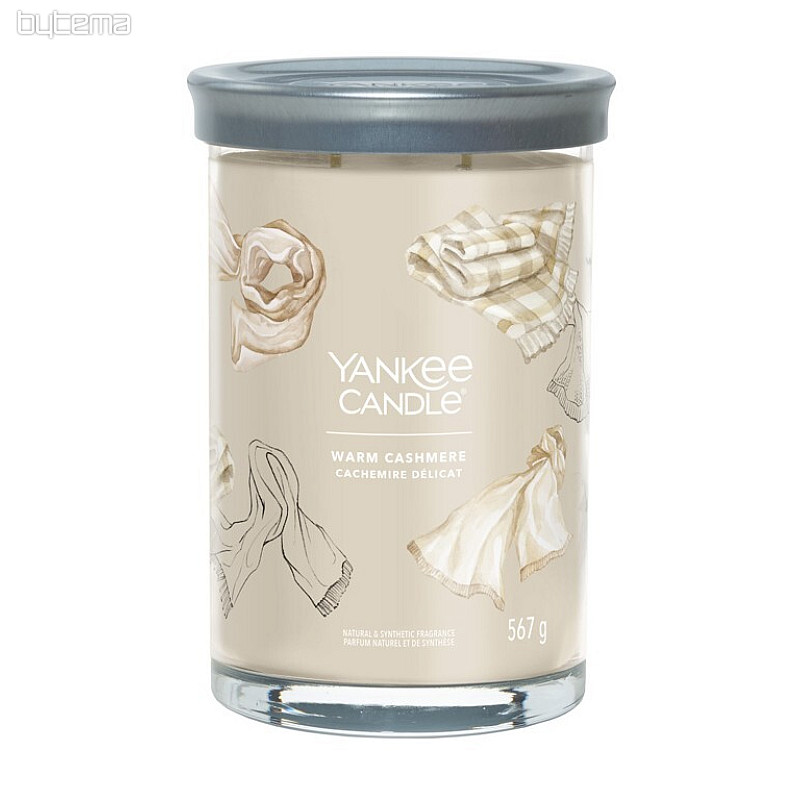 Kerze YANKEE CANDLE Duft WARM CASHMERE TUMBER LARGE 2 DOCH