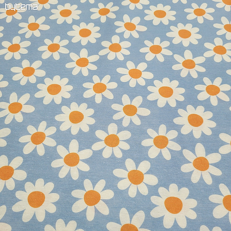 Dekorationsstoff DAISIES BLUE