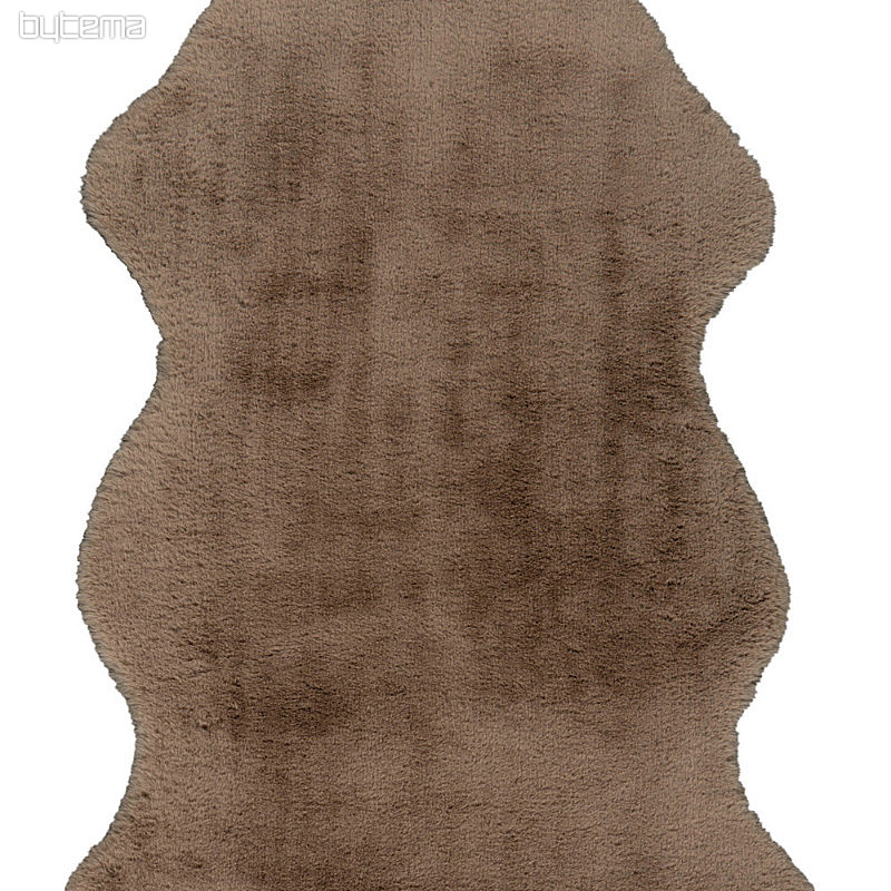 Moderner Teppich COSY 500 taupe