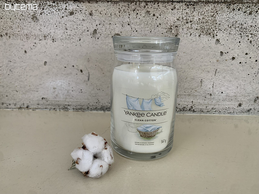 Yankee Candle Clean Cotton Duftkerze im Glas gross (5 Dochte)