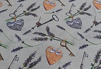 Neue Stoffe mit Lavendel