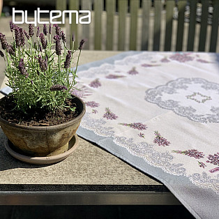 Gobelin-Tischdecke und Schal LAVENDER LACE