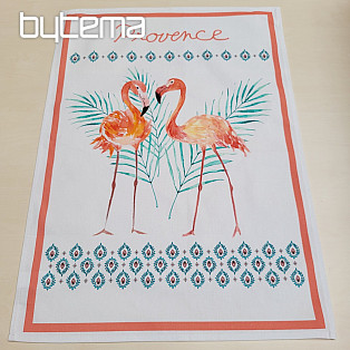 Handtuch im Retro-Design FLAMINGO