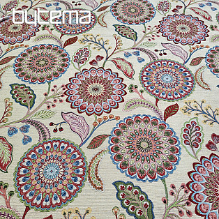 Wandteppich mit ARCADIA-MANDALA-BLUMEN