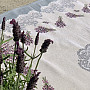 Gobelin-Tischdecke und Schal LAVENDER LACE