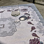 Gobelin-Tischdecke und Schal LAVENDER LACE