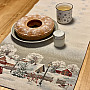 Gobelin-Tischdecke, Schal und Gedeck WINTER IDYLKA