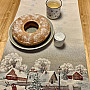 Gobelin-Tischdecke, Schal und Gedeck WINTER IDYLKA