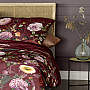 IRISETTE luxuriöser Baumwollsatin WAVE 8576-60 ROSE BORDEAUX