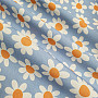 Dekorationsstoff DAISIES BLUE