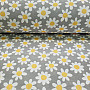 Dekorationsstoff DAISIES GREY