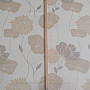 Dekostoff Stier-beige Blumen